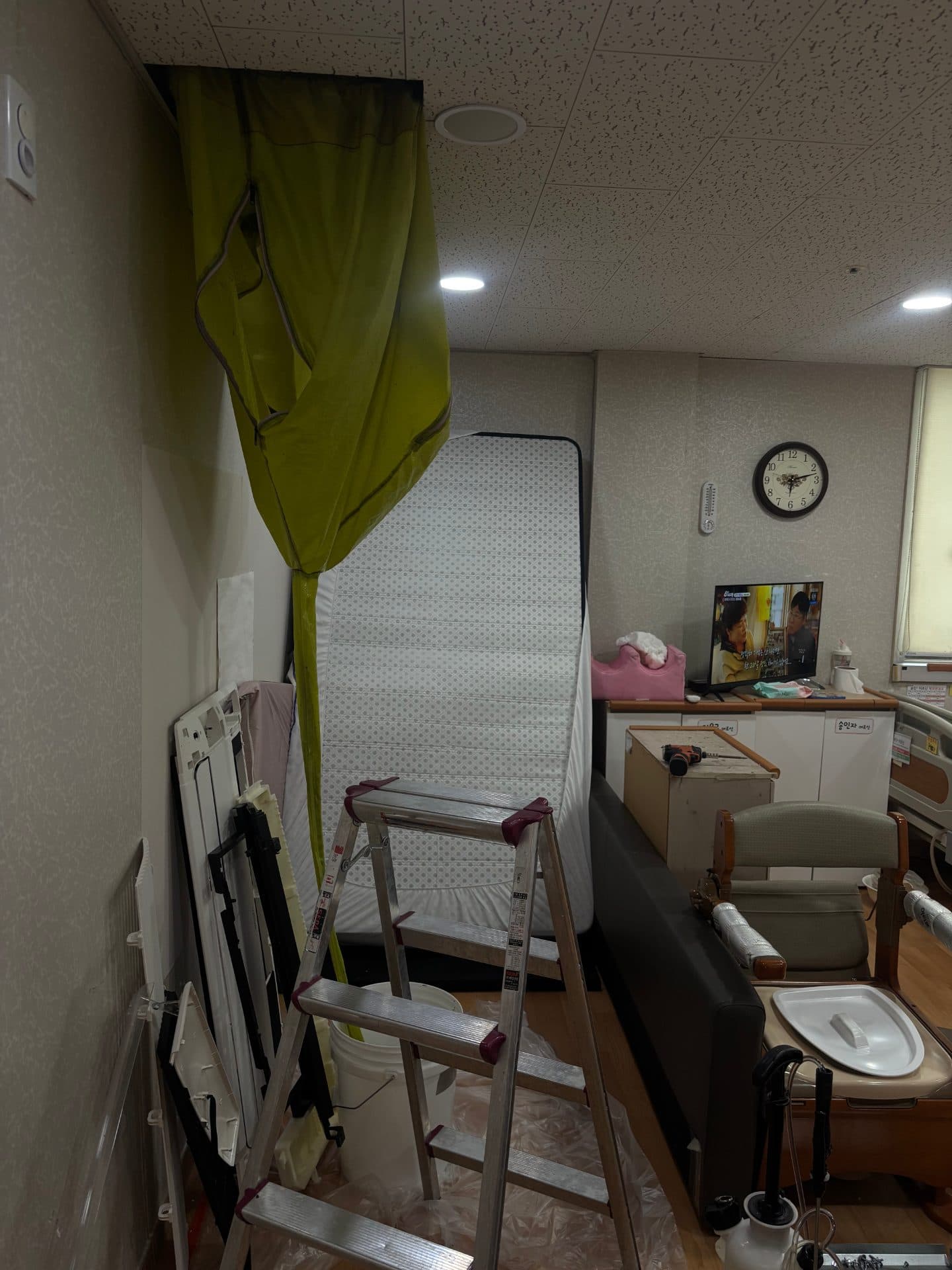 디지털미디어시티역 인근 요양원 에어컨 청소 시공사례 7